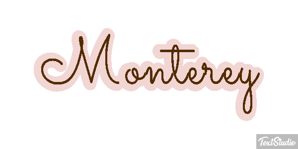 Monterey Effet de texte