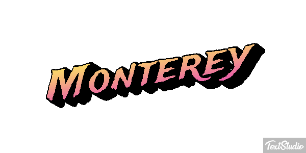 Monterey Effet de texte