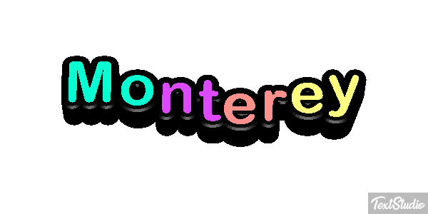 Monterey Effet de texte