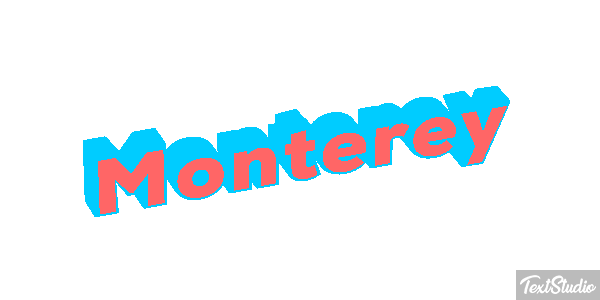 Monterey Effet de texte