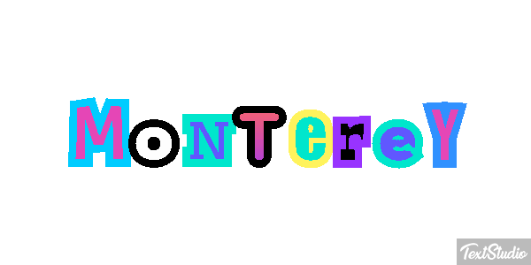 Monterey Effet de texte