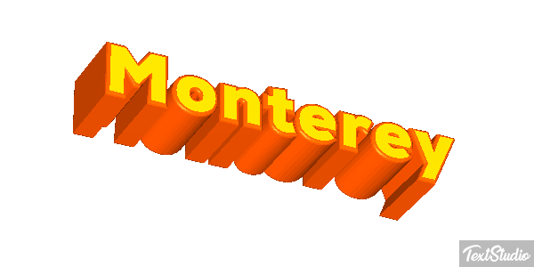 Monterey Effet de texte
