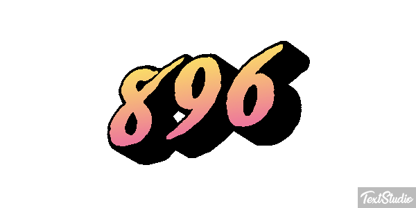 896 テキスト効果