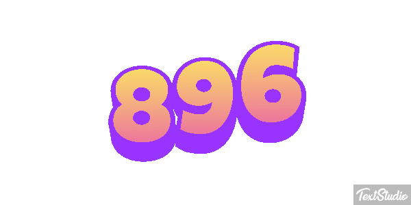 896 テキスト効果