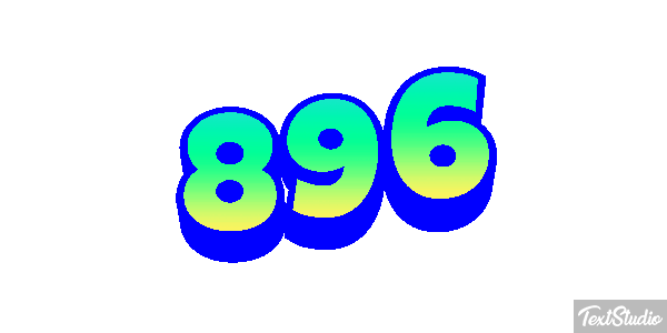 896 テキスト効果