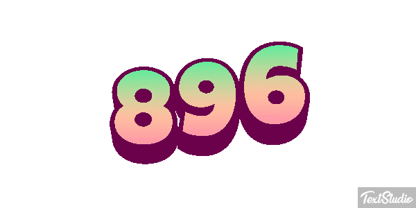 896 テキスト効果