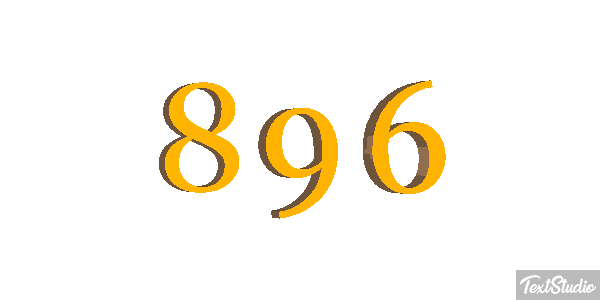 896 テキスト効果