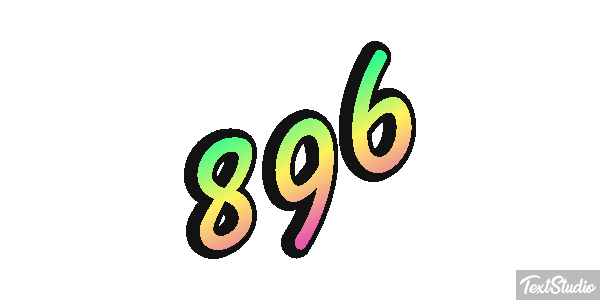 896 テキスト効果