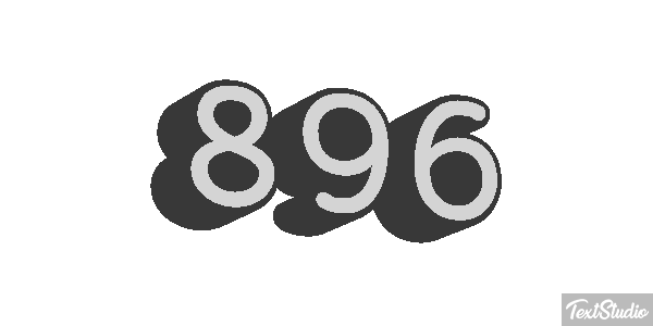 896 テキスト効果