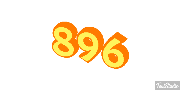896 テキスト効果