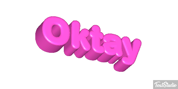 Oktay Efecto de texto