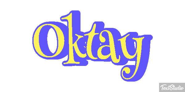 Oktay Efecto de texto