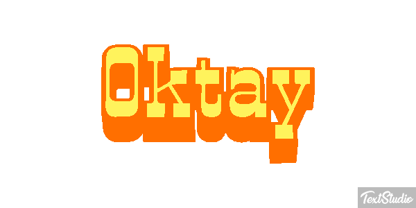 Oktay Efecto de texto