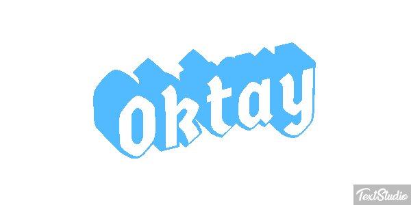 Oktay Efecto de texto