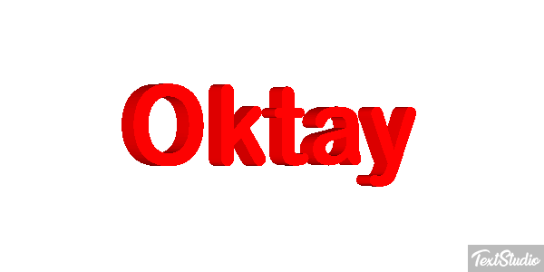 Oktay Efecto de texto