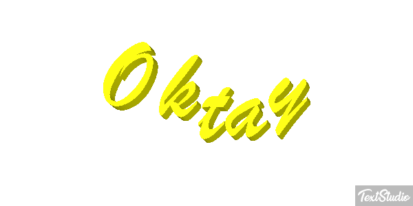 Oktay Efecto de texto