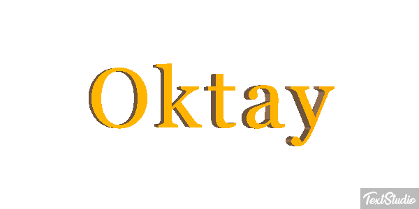 Oktay Efecto de texto