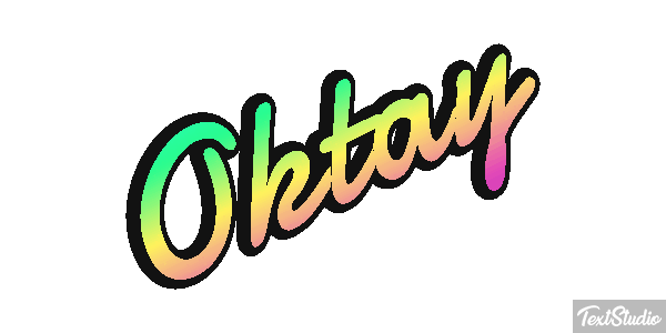 Oktay Efecto de texto