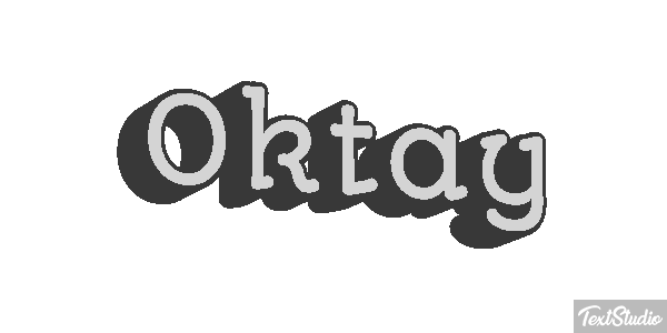 Oktay Efecto de texto