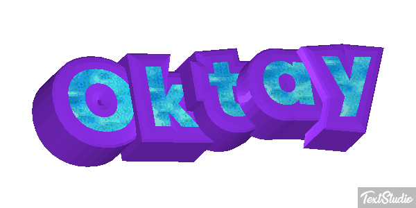 Oktay Efecto de texto