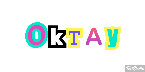 Oktay Efecto de texto