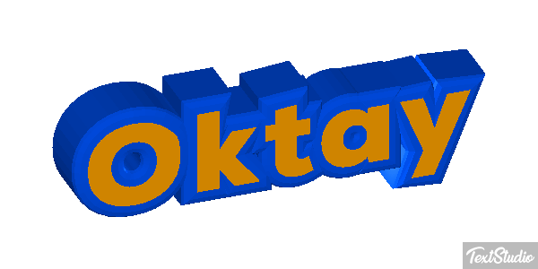 Oktay Efecto de texto