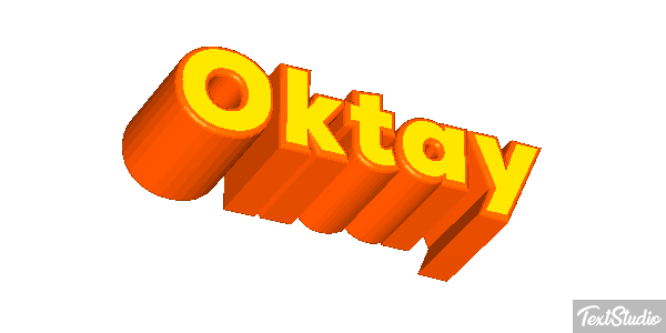 Oktay Efecto de texto