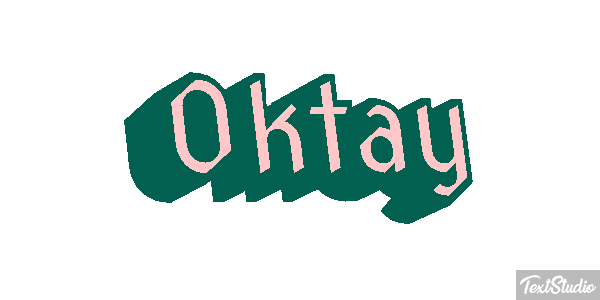 Oktay Efecto de texto