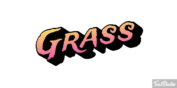 Grass Efeito do texto