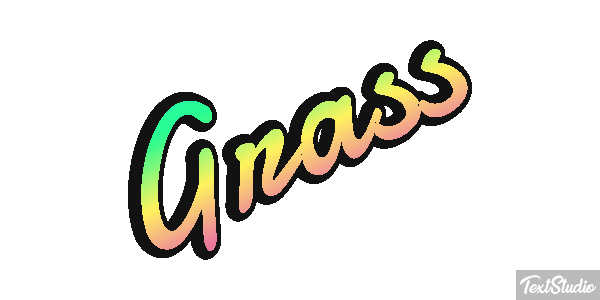 Grass Efeito do texto