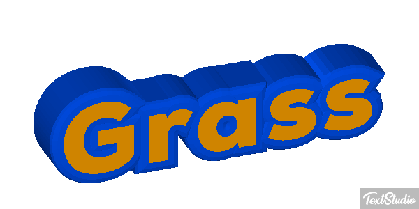 Grass Efeito do texto