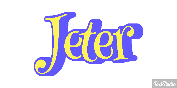 Jeter Effet de texte