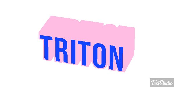 Tritón Efecto de texto