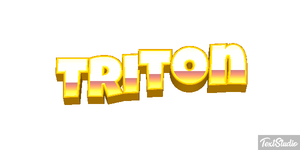 Tritón Efecto de texto