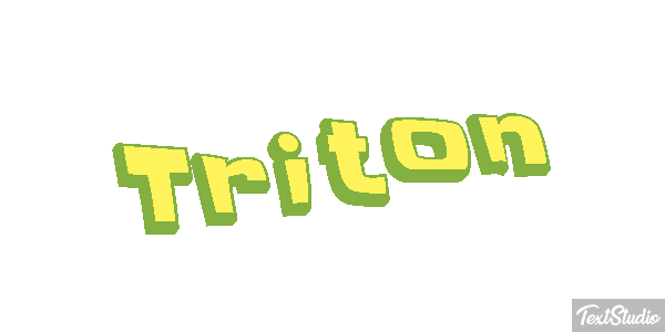 Tritón Efecto de texto