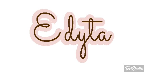 Edyta Efekt tekstowy