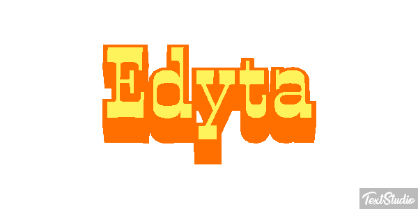 Edyta Efekt tekstowy