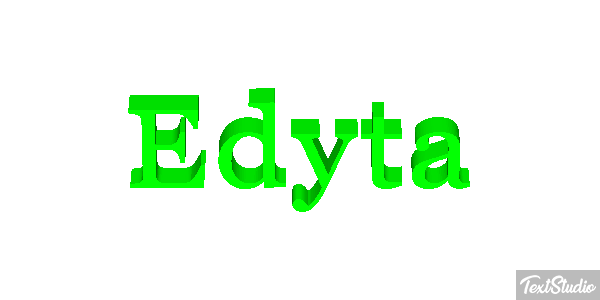 Edyta Efekt tekstowy