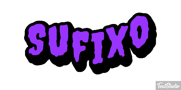 Sufixo Effet de texte