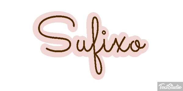 Sufixo Effet de texte