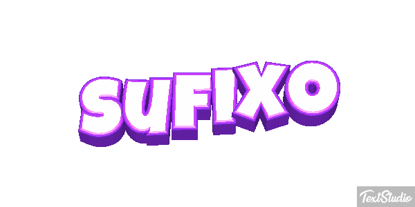 Sufixo Effet de texte