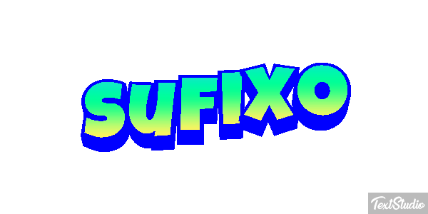 Sufixo Effet de texte