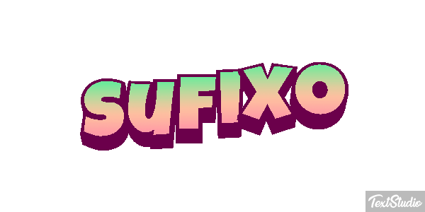 Sufixo Effet de texte