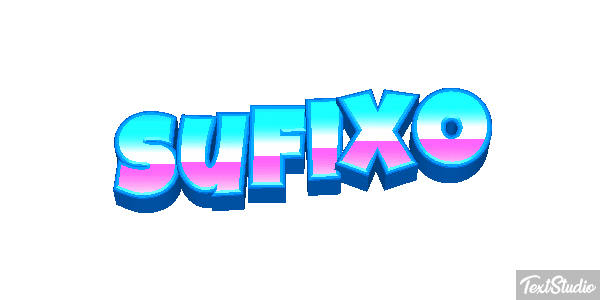 Sufixo Effet de texte
