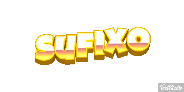 Sufixo Effet de texte