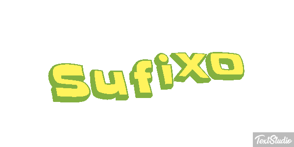 Sufixo Effet de texte