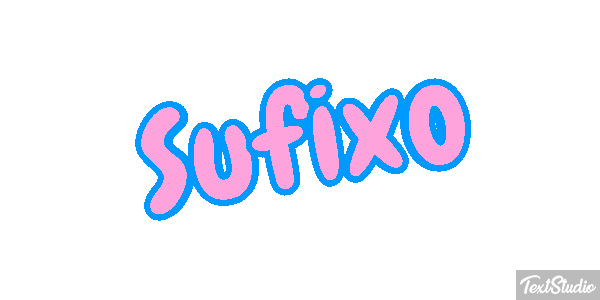 Sufixo Effet de texte