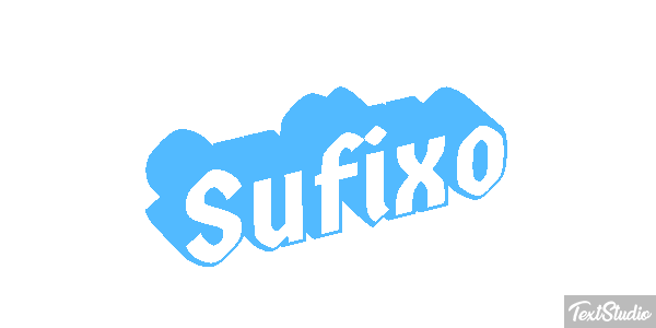 Sufixo Effet de texte