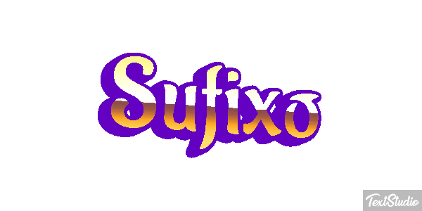 Sufixo Effet de texte