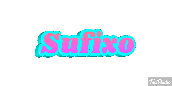 Sufixo Effet de texte